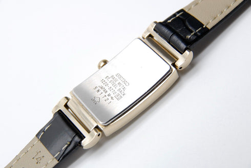 【 EXC+5 】 Vintage Seiko 1220-5270 Gold Dial Quartz Men's Wrist Watch from JAPAN